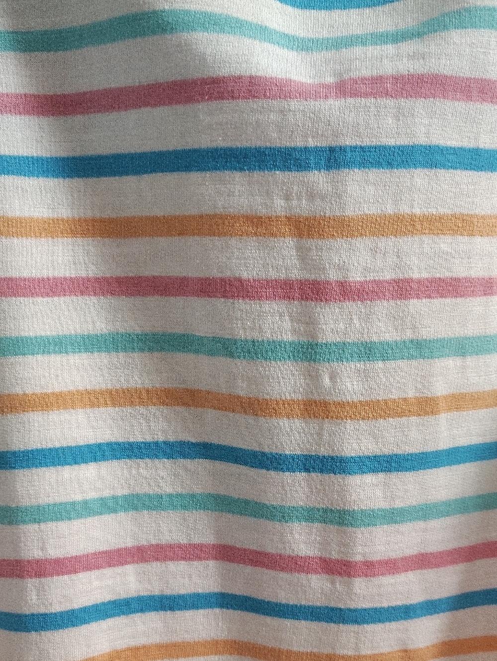 Sun Bay Cotton Striped Pastel Drawstring Beach Cover Up/Tunic Front Pockets - Picture 3 of 9